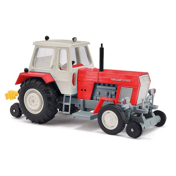54201 - Busch - Fortschritt ZT 300 Zweiwege-Traktor `1967, rot/weiß