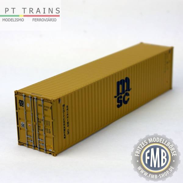 840001.1 - PT-Trains - 40ft. Highcube Container "MSC - MEDU8191919"