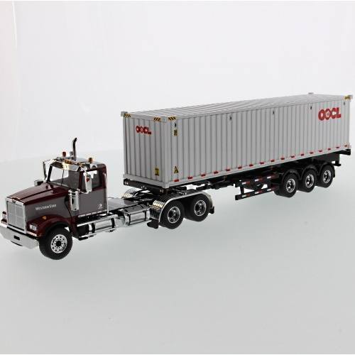 71064 - Diecast Masters - Western Star 4900 mit 40 Container - OOCL