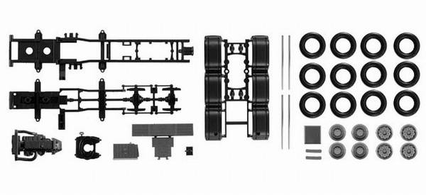 084345 - Herpa Teileservice - Fahrgestell MB Actros SLT 4-achs Zugmaschine - 2 Stück