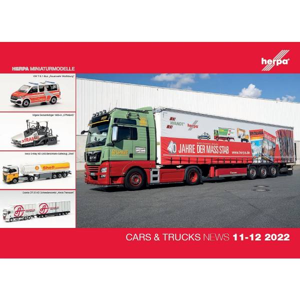 209892 - Herpa - Prospekt Neuheiten Cars & Trucks - Wings November / Dezember 2022
