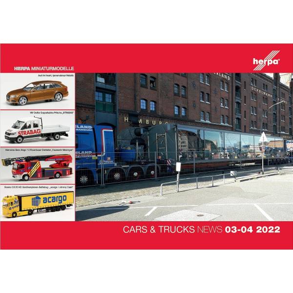 209854 - Herpa - Prospekt Neuheiten Cars & Trucks - Wings März / April 2022