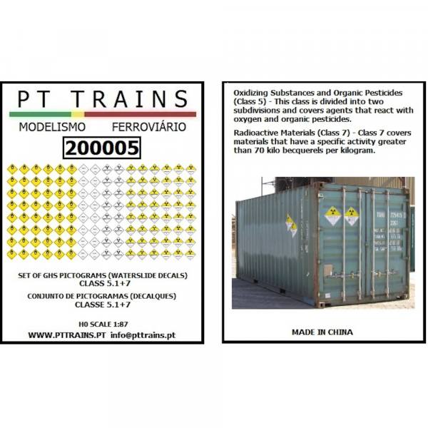 200005 - PT-Trains - Decalbogen Pictogramm "Pestizide und radioaktive Stoffe"