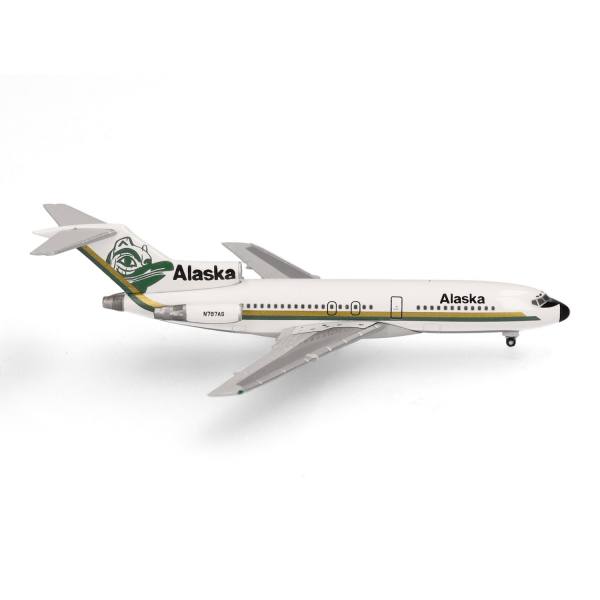 537292 - Herpa Wings - Alaska Airlines Boeing 727-100 "Totem Pole Colors"  - N797AS -