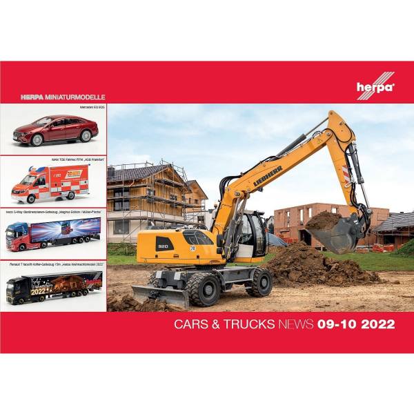209885 - Herpa - Prospekt Neuheiten Cars & Trucks - Wings September / Oktober 2022