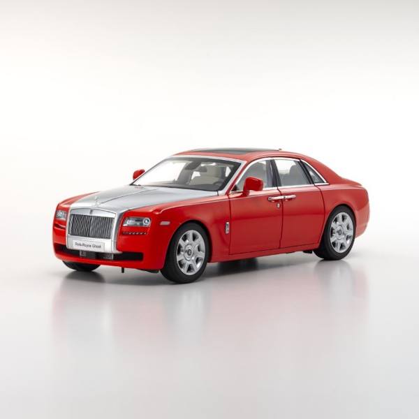 KYO8802RS - Kyosho - Rolls Royce Ghost I (2009-15), rot / silber