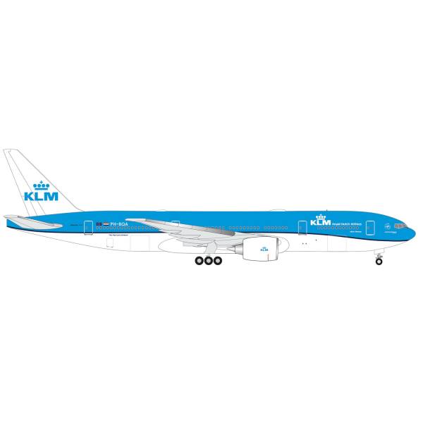 537056 - Herpa Wings - KLM Boeing 777-200 “Albert Plesman” - PH-BQA -
