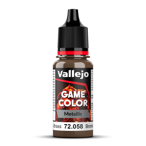 VA72058 - Vallejo - Brassy Brass 18 ml - Game Metallic