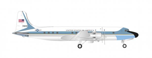 537001 - Herpa Wings - U.S. Air Force Douglas VC-118A Andrews Air Base “Air Force One” - 53-3240 -