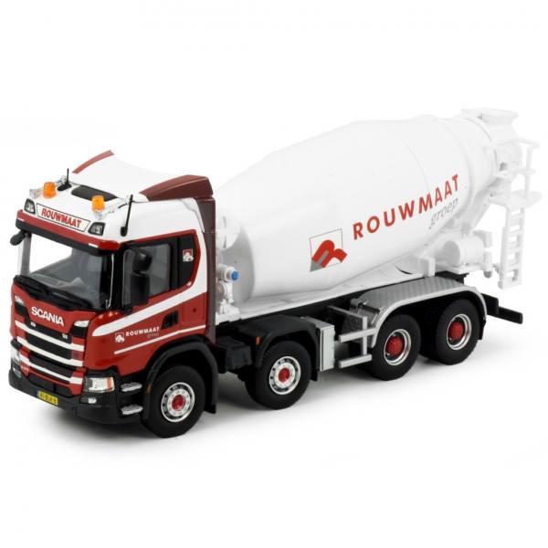 85360 - Tekno - Scania G370 8x4  4achs Betonmischer - Rouwmaat - NL -