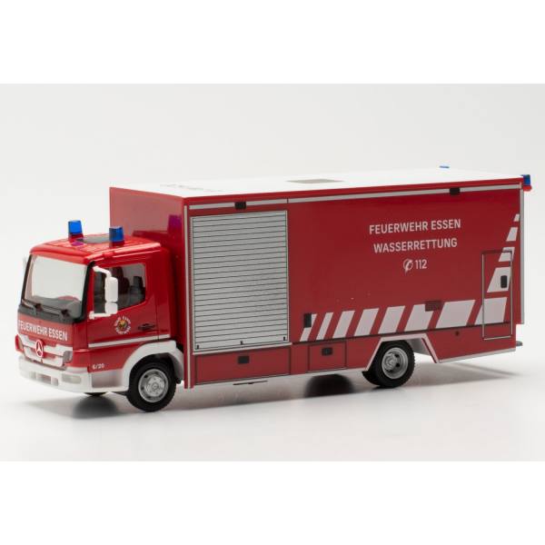 096553 - Herpa - Mercedes-Benz Atego `13 Koffer-LKW "Feuerwehr Essen / Wasserrettung"