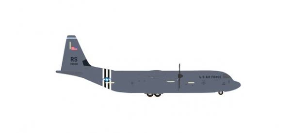 537452 - Herpa Wings - U.S. Air Force C-130J-30 Super Hercules - 07-8608 - Ramstein Air Base