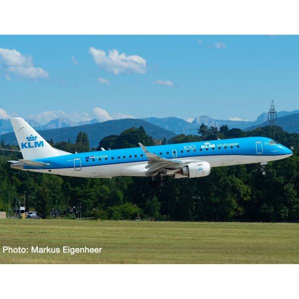 557580-001 - Herpa - KLM Cityhopper Embraer E190 - PH-EZA -