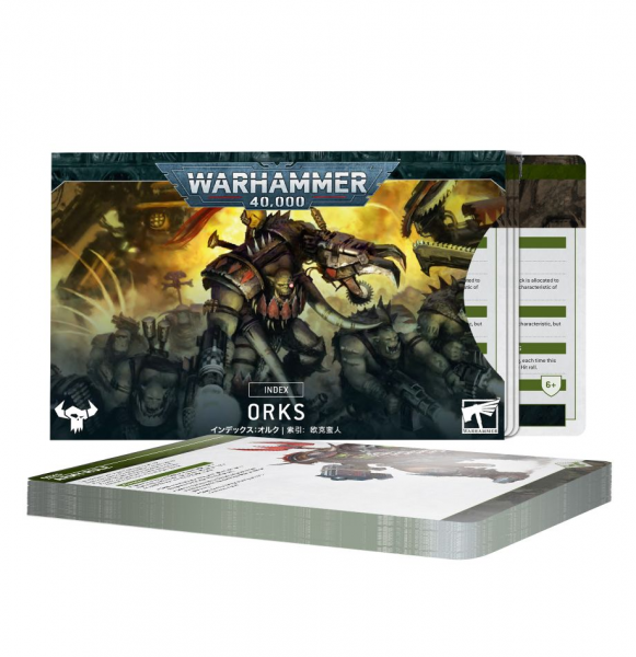 72-50 - Warhammer 40.000 - INDEX CARDS ORKS - Tabletop GB