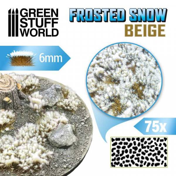 11789 - Green Stuff World -Frosted Grass Tuft - Snow-Beige