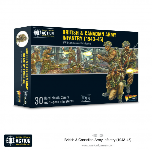 402011020 - Bolt Action - British & Canadian Army Infantry ( 1943-45 )