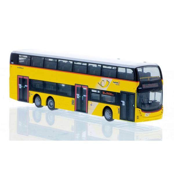 78010 - Rietze - ADL Enviro500 Doppelstock-Überlandbus, 3türig "PostAuto - Linie 790" CH