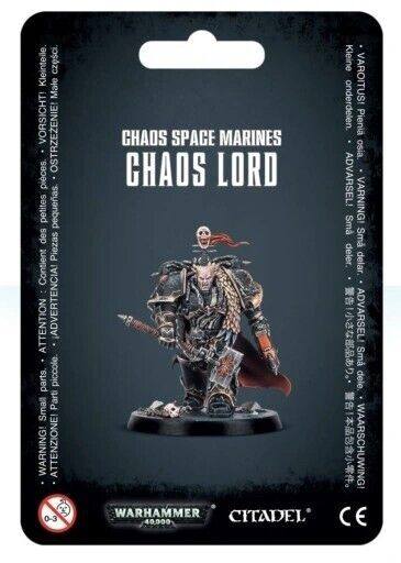 43-62 - Warhammer 40.000 - CHAOS SPACE MARINES - CHAOS LORD - Tabletop