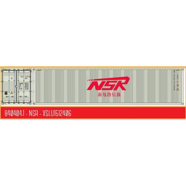 840404.1 - PT-Trains - 40ft. Highcube Container "NSR - XSLU1512406"