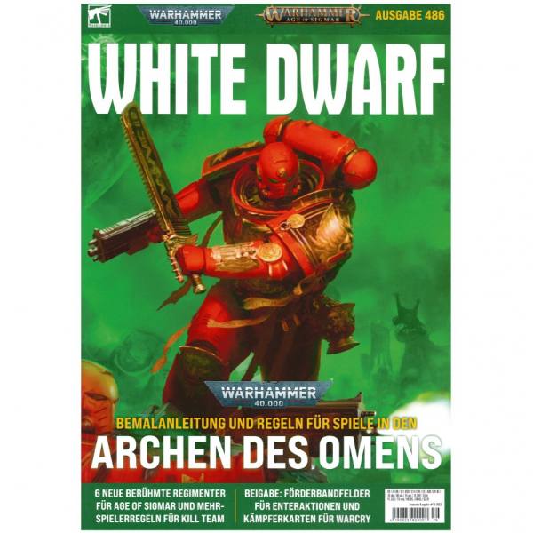 WARHAMMER - Heft - WHITE DWARF - Ausgabe 486 ( DEUTSCH )