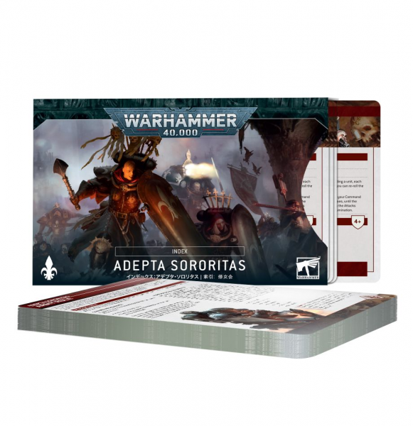 72-52 - Warhammer 40.000 - INDEX CARDS ADEPTA SORORITAS - Tabletop GB