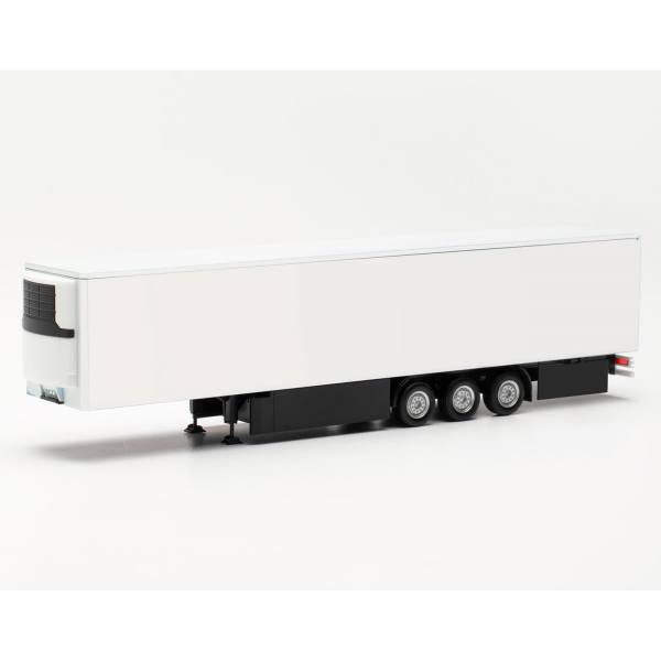 077040 - Herpa - Kühlkoffer-Auflieger 15m mit Palettenkasten und Verkleidung, weiß