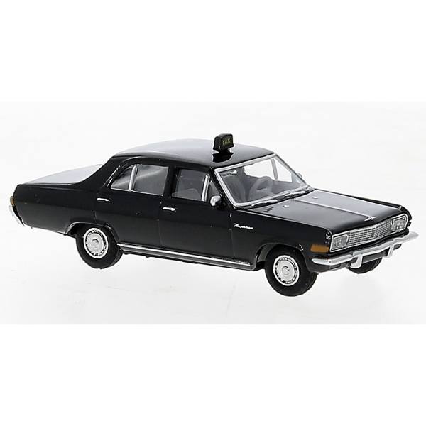 20763 - Brekina - Opel Kapitän A Limousine `1964 "Taxi", schwarz