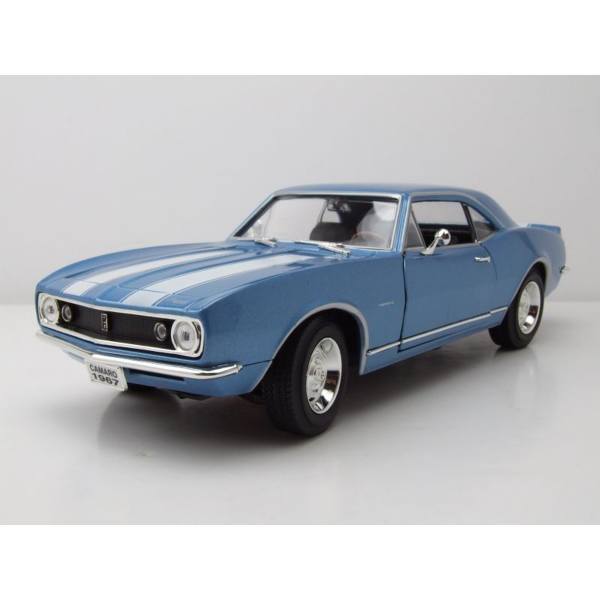 92188 - Lucky Die Cast - Chevrolet Camaro Z28 `1967, hellblau metallic / weiß