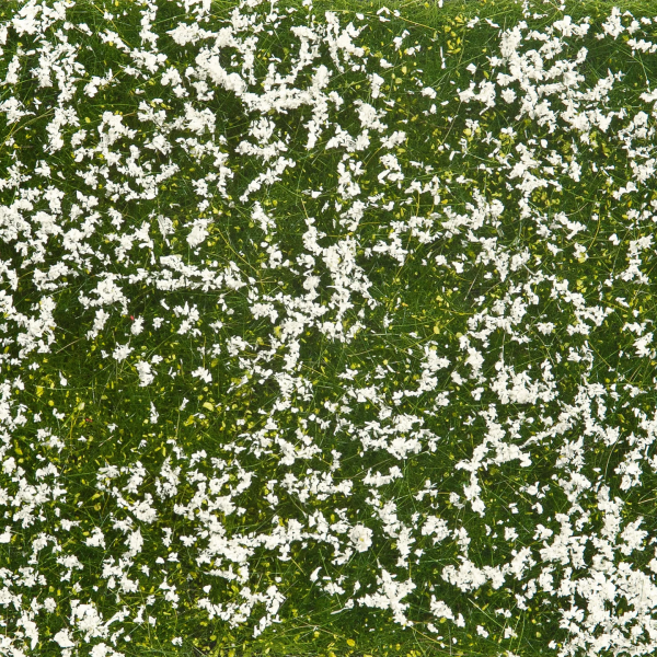 07256 - NOCH - Bodendecker-Foliage, Wiese - weiß - 12x18cm