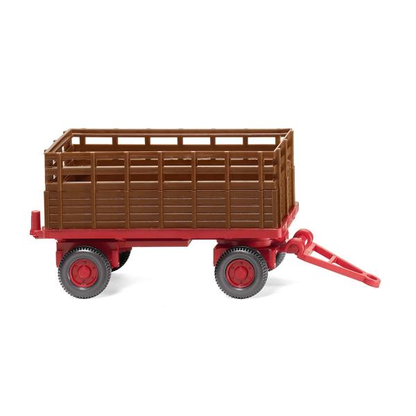 038404 - Wiking - Landwirtschaftlicher Anhänger `1964-78 - rehbraun / rot