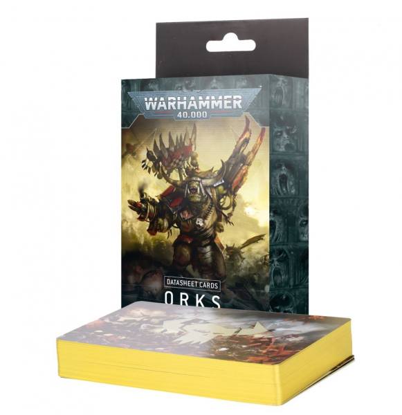 50-02 - Warhammer 40.000 - ORKS - DATENBLATT KARTEN - Tabletop