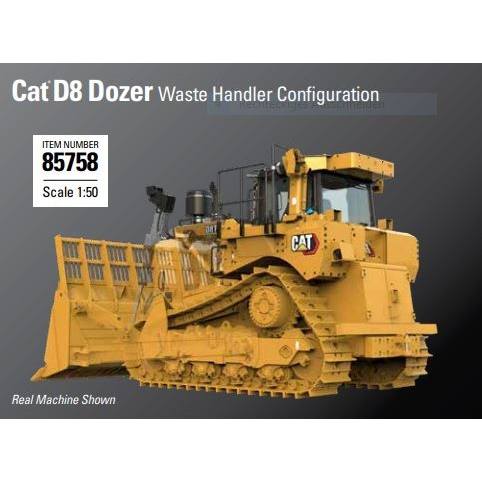 85758 - Diecast Masters - CAT D8 Dozer ( Abfall )