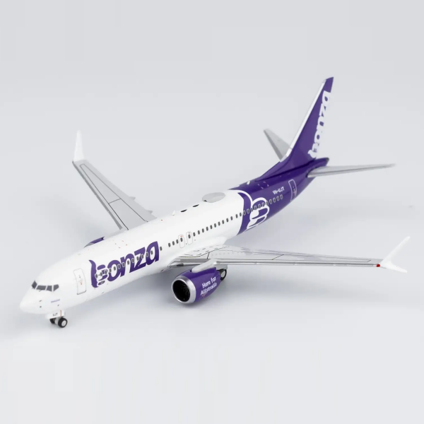 88010 - NG Models - Bonza Airlines Boeing 737-MAX8 white winglets - VH-UJT -
