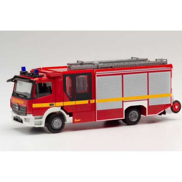 095327 - Herpa - Mercedes-Benz Atego `13 Ziegler Z-Cab HLF 20 - Feuerwehr neutral