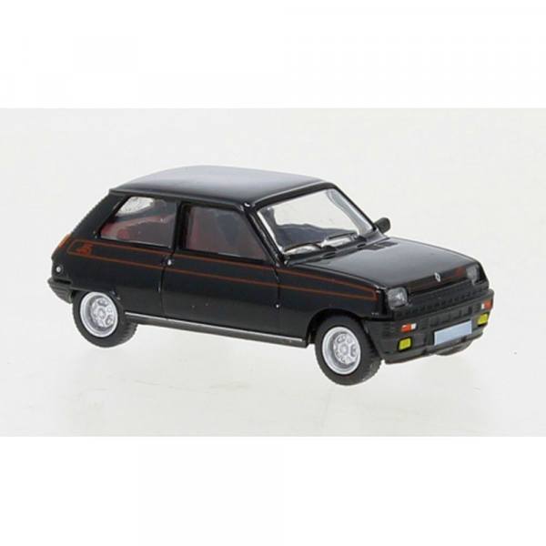 870509 - PCX87 - Renault 5 Alpine `1980, schwarz mit Dekor