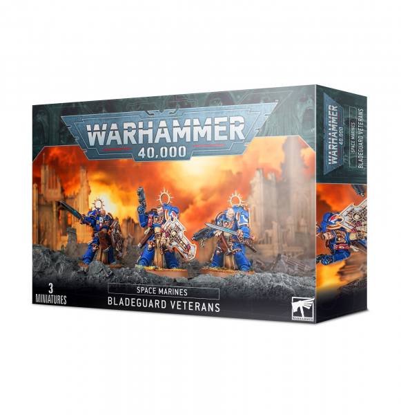 48-44 - Warhammer 40.000 - Space Marines - Bladeguard Veterans - Tabletop