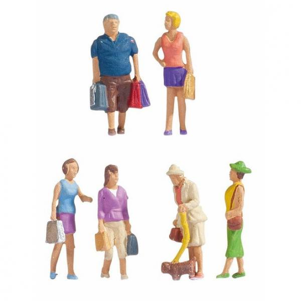 15518 - NOCH Figuren - beim Einkaufen ( 6 Stück )