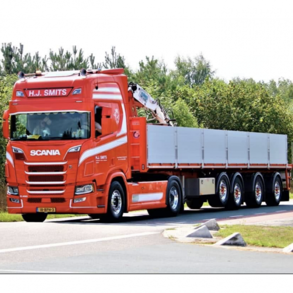 01-4360 - WSI - Scania R HL 4x2 mit 4achs Steinauflieger - Transportbedrijf H.J. - NL -