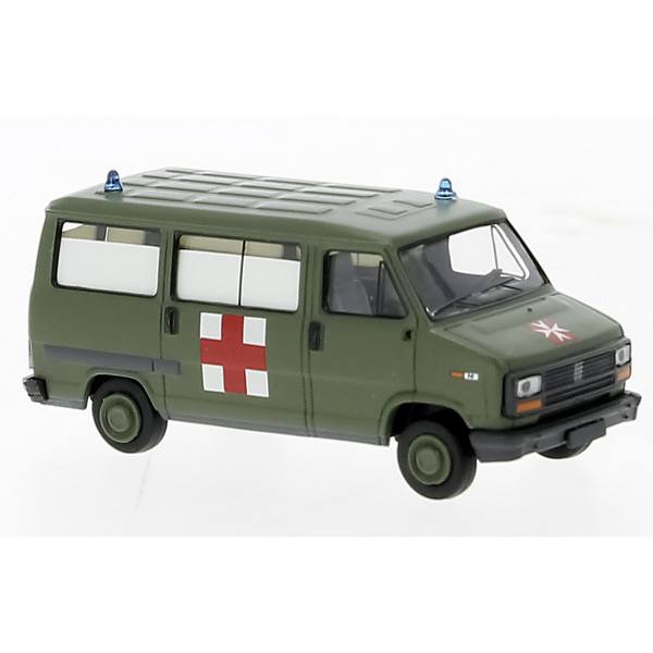34912 - Brekina - Fiat Ducato Bus `82 "Ambulanza Militaire" IT