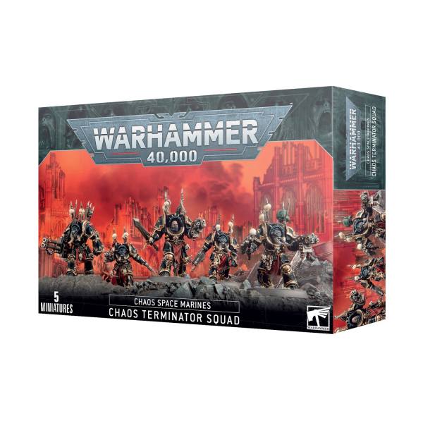 43-19 - Warhammer 40.000 - CHAOS SPACE MARINES - TERMINATOR SQUAD - Tabletop