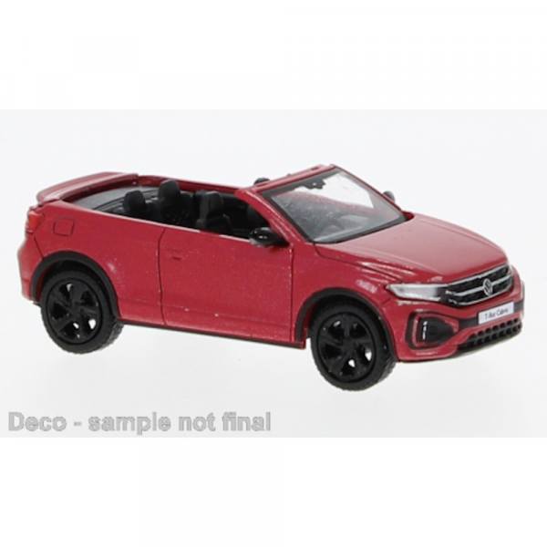 870601 - PCX87 - Volkswagen VW T-Roc Cabrio offen `2022, kings red metallic