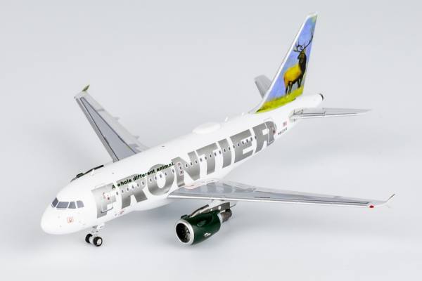 48010 - NG Models - Frontier Airlines Airbus A318 Montana the Elk - N802FR -