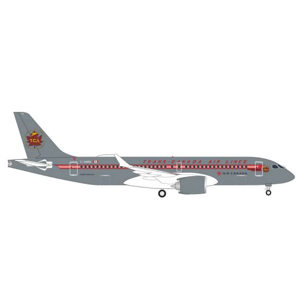 536158 - Herpa Wings - Air Canada Airbus A220-300 - Trans Canada Air Lines retro livery - C-GNBN