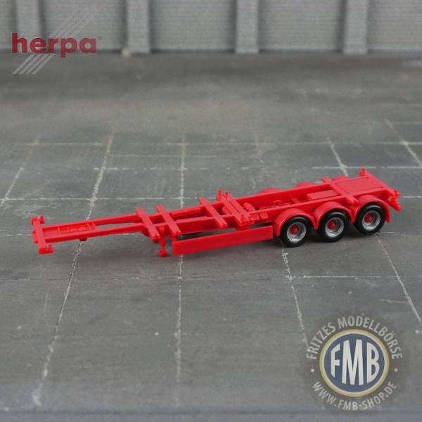 939751 - Herpa - Universal-Containerauflieger, rot