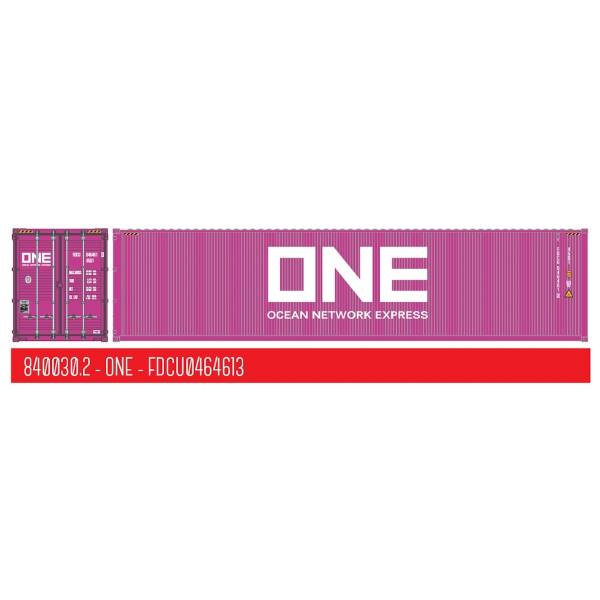 840030.2 - PT-Trains - 40ft. Highcube Container "ONE - FDCU0464613"