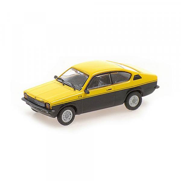 040121 - Minichamps - Opel Kadett Coupe GT/E (C - 1973), gelb/schwarz