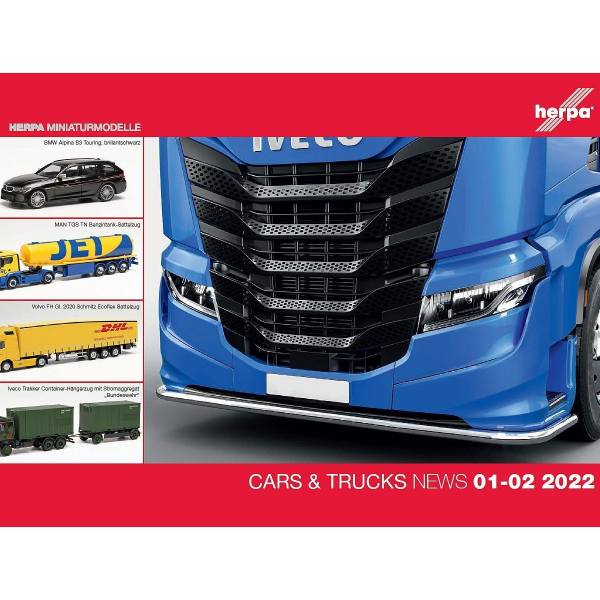 209847 - Herpa - Prospekt Neuheiten Cars & Trucks - Wings Januar / Februar 2022