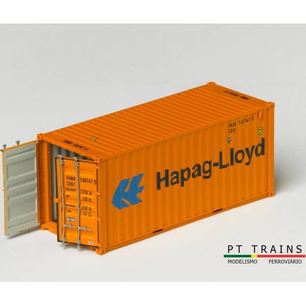 820018.1 - PT-Trains - 20ft. Container "Hapag Lloyd - FANU1367471"