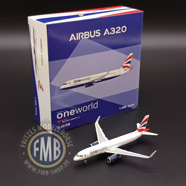 04576 - Phoenix Models - British Airways Airbus A320 Oneworld livery - G-EUYR -
