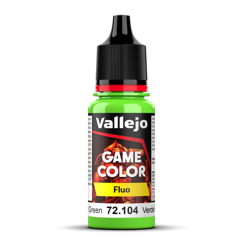VA72104 - Vallejo - Fluorescent Green 18 ml - Game Fluo